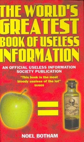 Cover image for World's Greatest Book of Useless Information