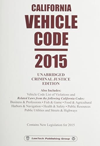 Cover image for California Vehicle Code