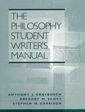 Cover image for The philosophy student writer's manual