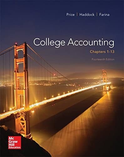 Cover image for College Accounting  with Connect Access Card