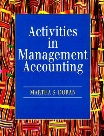 Cover image for Activities in Management Accounting