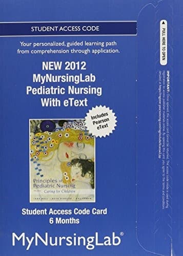 Cover image for NEW MyNursingLab with Pearson eText -- Access Card -- for Pediatric Nursing