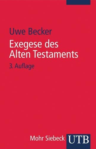 Cover image for Exegese Des Alten Testaments