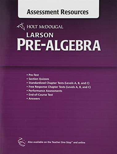 Cover image for Holt McDougal Larson Pre-Algebra
