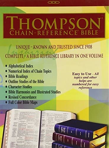 Cover image for Thompson Chain Reference Bible  - Regular Size NIV - Deluxe Kirvella