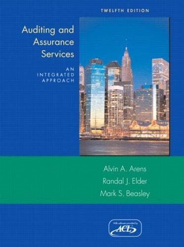 Cover image for Auditing and Assurance Services (12th Edition)