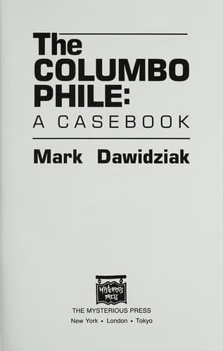 Cover image for The Columbo phile