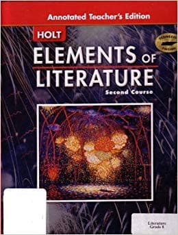 Cover image for Elements Of Literature Second Course (Annotated Teacher's Edition)