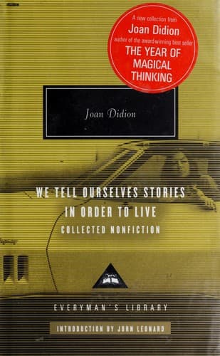 Cover image for We Tell Ourselves Stories in Order to Live
