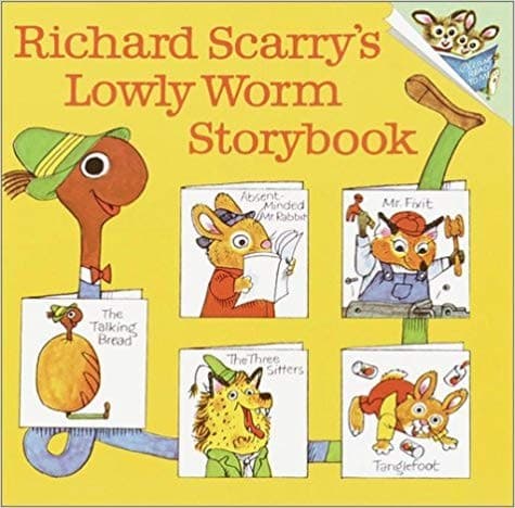 Cover image for Richard Scarry's Lowly worm storybook.