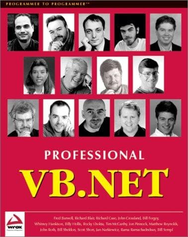 Cover image for Professional VB.NET