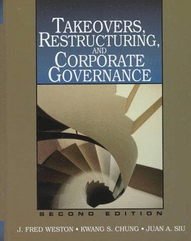 Cover image for Takeovers, restructuring, and corporate governance