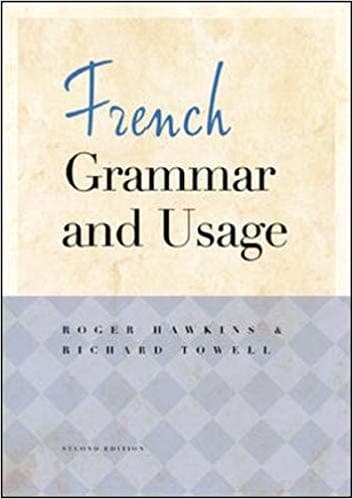 Cover image for French grammar and usage