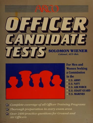 Cover image for Officer candidate tests