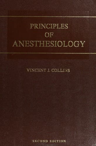 Cover image for Principles of anesthesiology