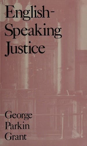 Cover image for English-speaking justice