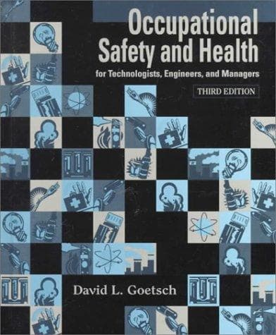 Cover image for Occupational safety and health for technologists, engineers, and managers