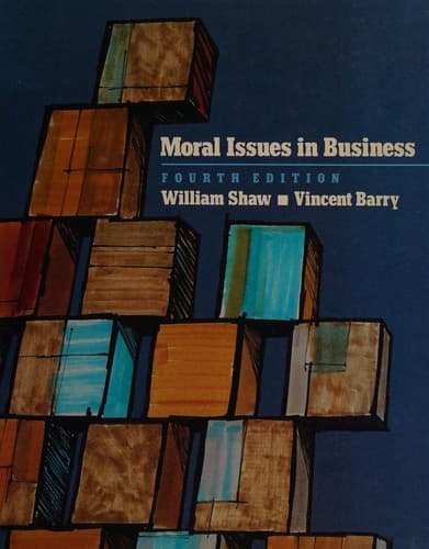 Cover image for Moral issues in business