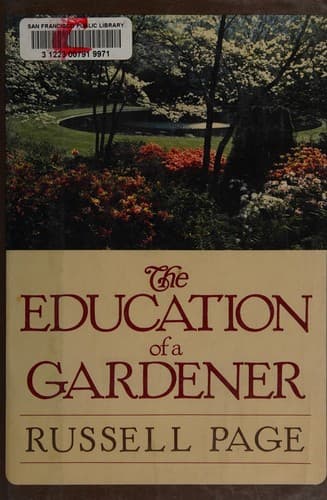 Cover image for The education of a gardener