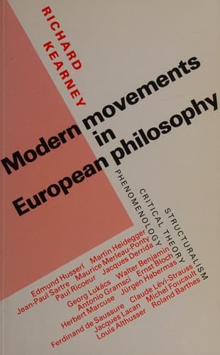 Cover image for Modern movements in European philosophy