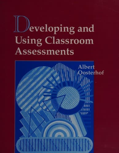 Cover image for Developing and using classroom assessments