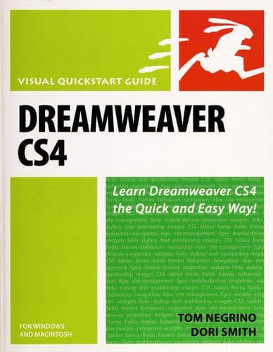Cover image for Dreamweaver CS4 for Windows and Macintosh