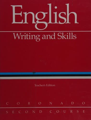 Cover image for English, writing and skills