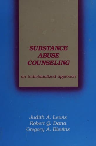 Cover image for Substance abuse counseling