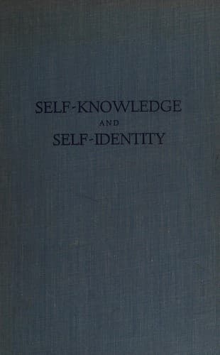 Cover image for Self-knowledge and self-identity.