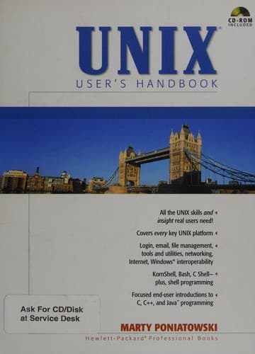 Cover image for UNIX user's handbook