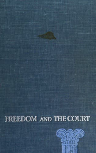 Cover image for Freedom and the Court