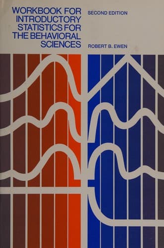 Cover image for Workbook for Introductory statistics for the behavioral sciences