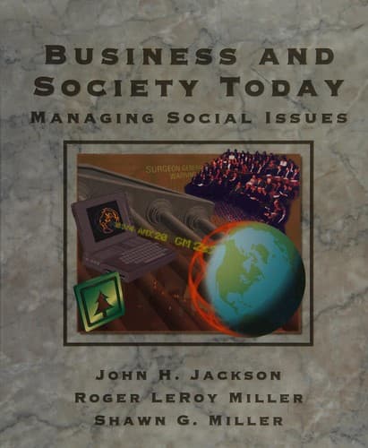 Cover image for Business and society today