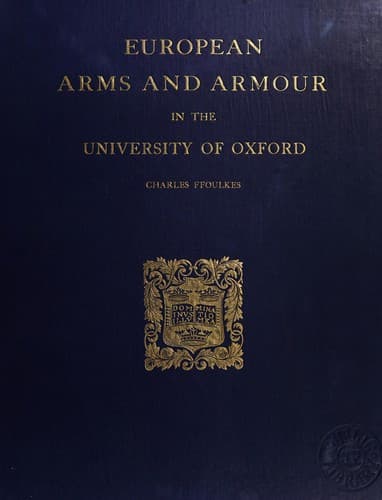 European arms and armour in the University of Oxford