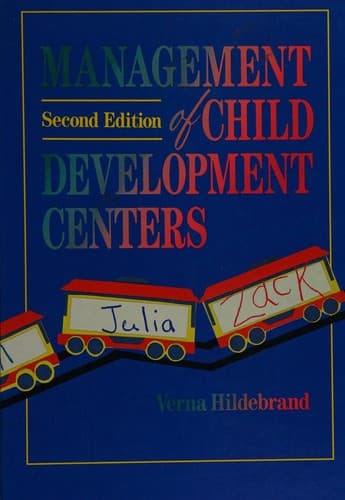 Cover image for Management of child development centers