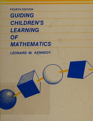 Cover image for Guiding children's learning of mathematics