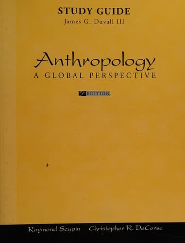 Cover image for Cultural anthropology