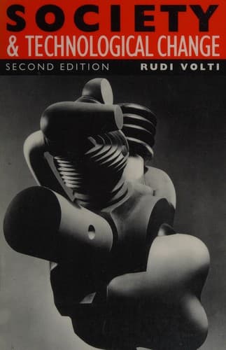 Cover image for Society and technological change