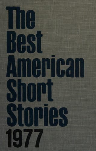 Cover image for The Best American Short Stories 1977