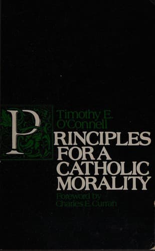 Cover image for Principles for a Catholic morality