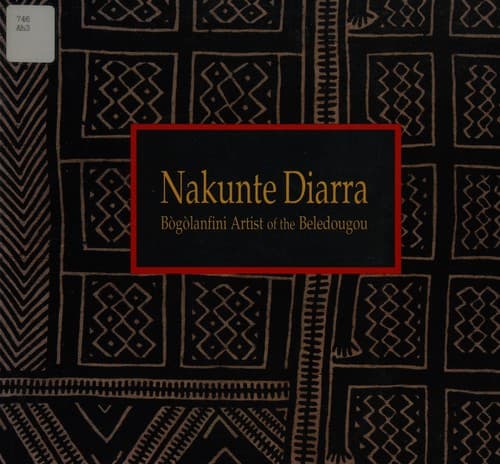 Nakunte Diarra, bògòlanfini artist of the Beledougou
