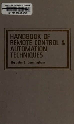 Cover image for Handbook of remote control & automation techniques