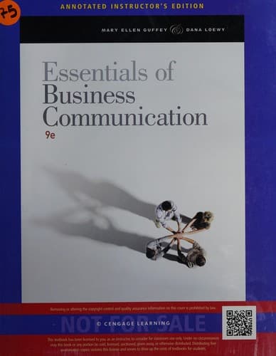 Cover image for Essentials of business communication