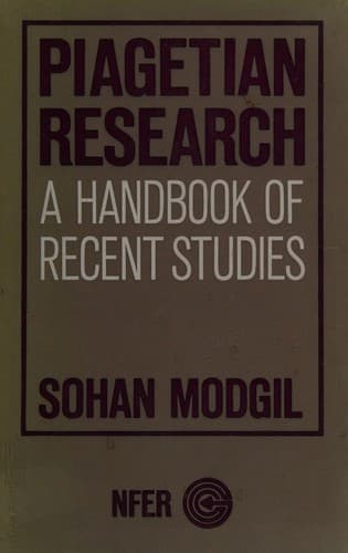 Cover image for Piagetian research