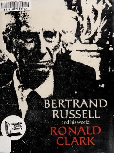 Cover image for Bertrand Russell and his world