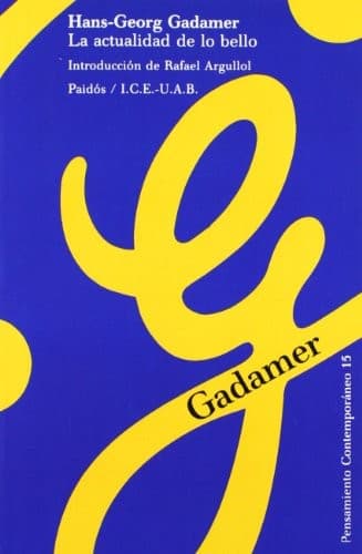 Cover image for La Actualidad De Lo Bello