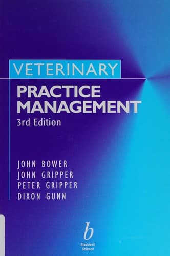 Cover image for Veterinary practice management