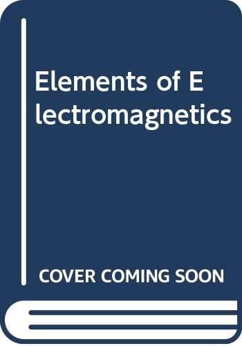 Cover image for Elements of electromagnetics