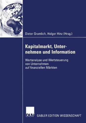 Cover image for Kapitalmarkt, Unternehmen und Information
