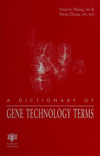 Cover image for A dictionary of gene technology terms